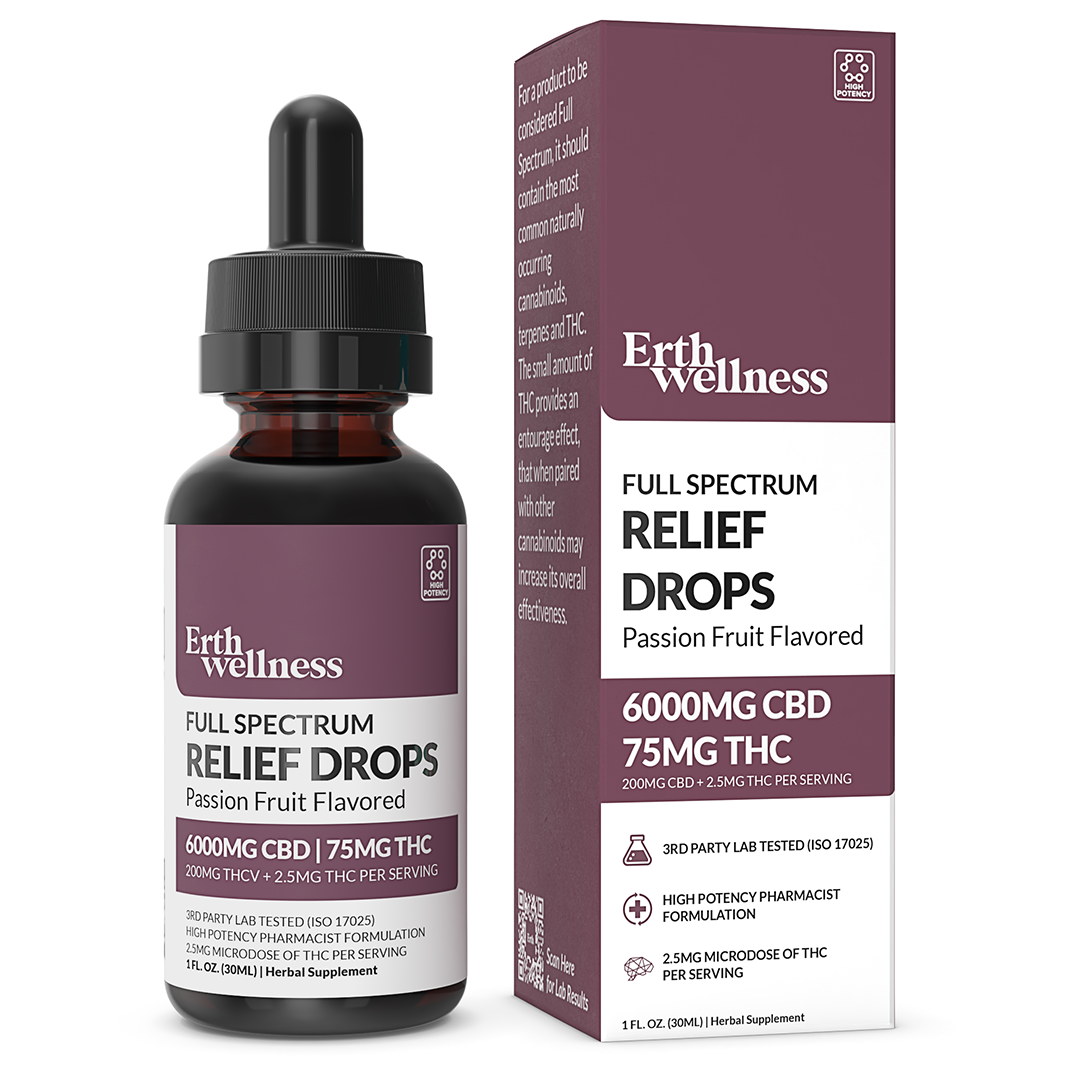Full Spectrum CBD + THC RELIEF Drops