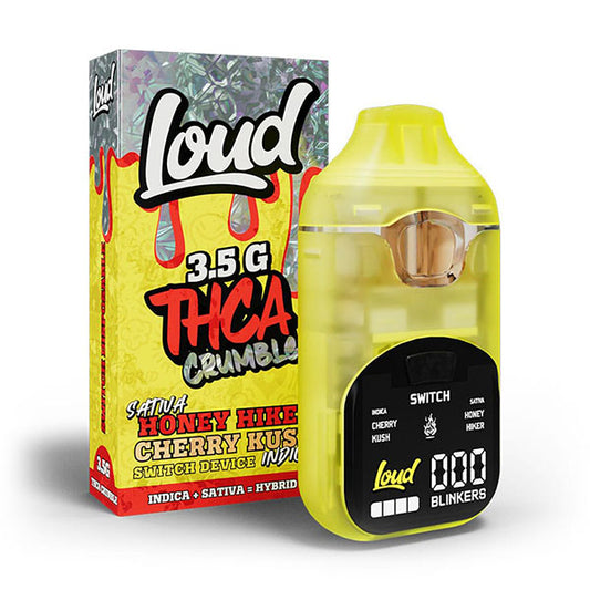 Loud THC-A Crumble SWITCH Disposable – 3.5g
