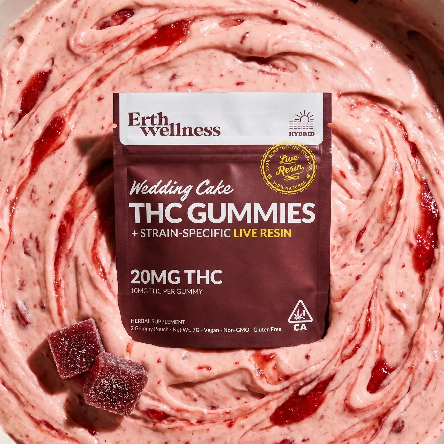 THC Gummies – Wedding Cake (Balanced) - Sample Pack