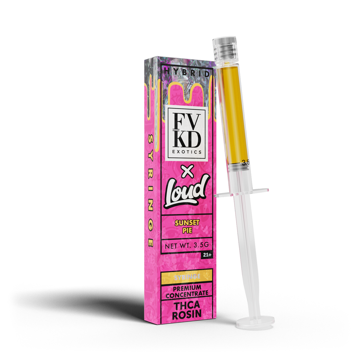 FVKD X LOUD THC-A Rosin Syringe 3.5g
