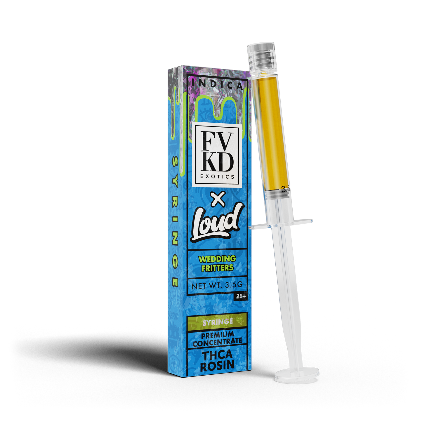 FVKD X LOUD THC-A Rosin Syringe 3.5g