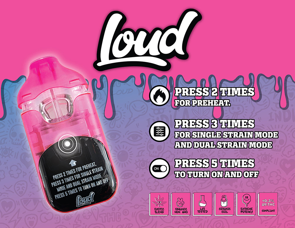 Loud THC-A Creme SWITCH Disposable – 3.5g