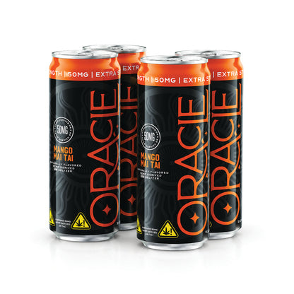 Oracle Organix EXTRA STRENGTH Sparkling THC Seltzer – 50mg – Choose Your Flavor