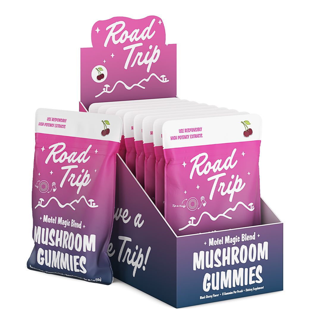 Motel Magic Mushroom Gummies - Black Cherry