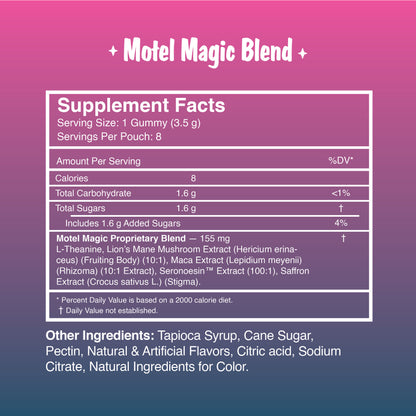 Motel Magic Mushroom Gummies - Juicy Peach