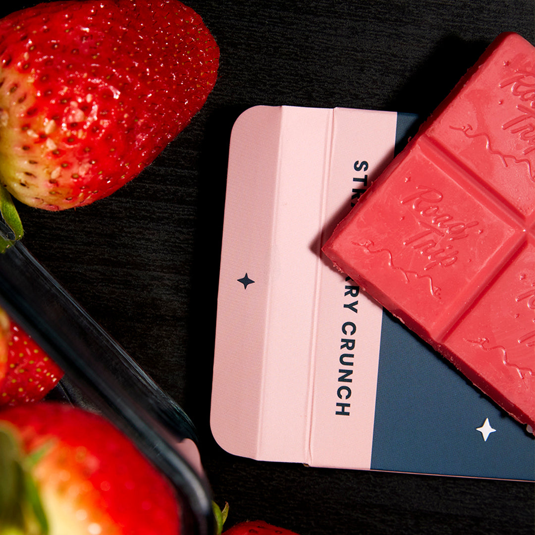 Desert Stardust Mushroom Chocolate Bar - Strawberry Crunch