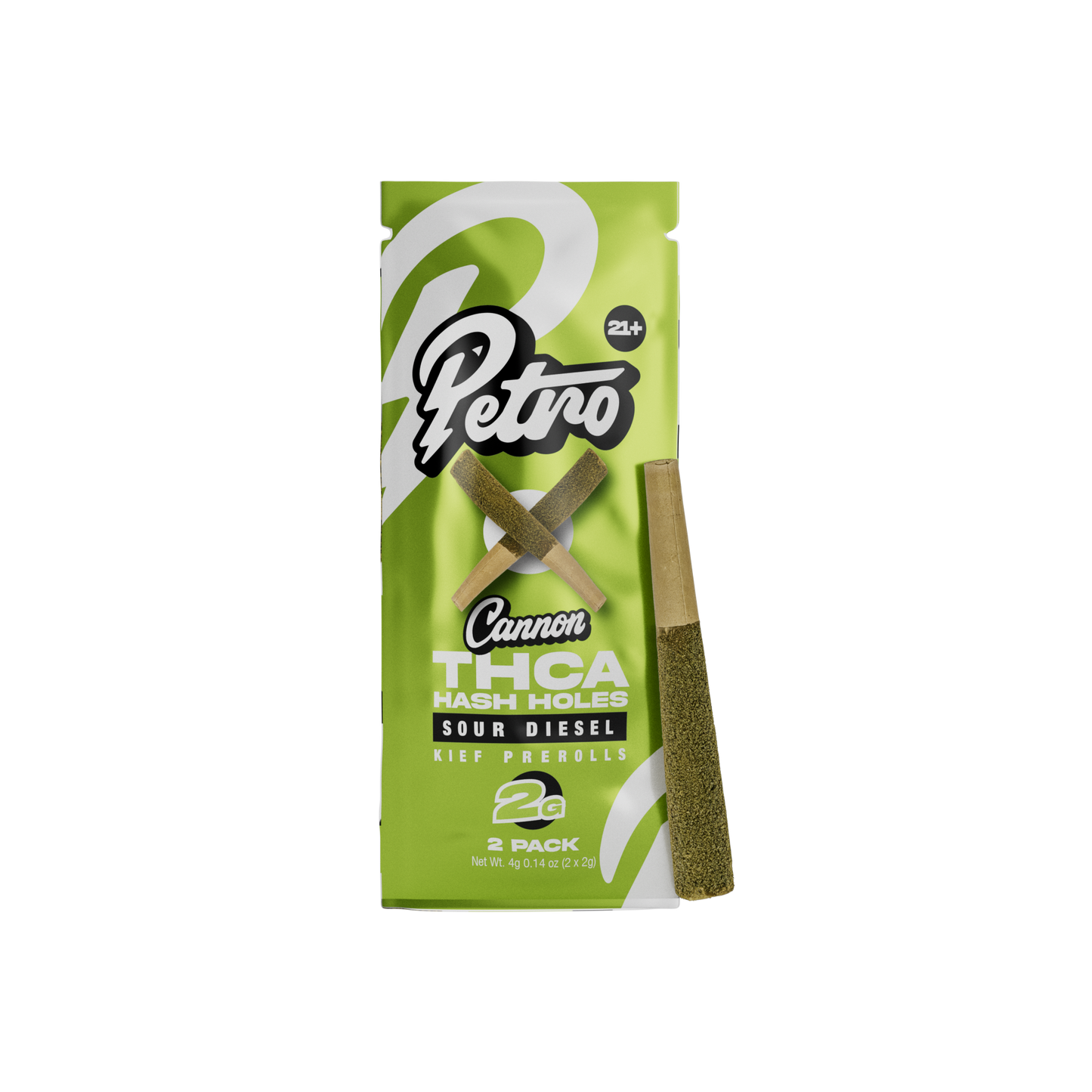 Petro Cannon THCA Hash Hole Pre-Rolls 2G x 2ct