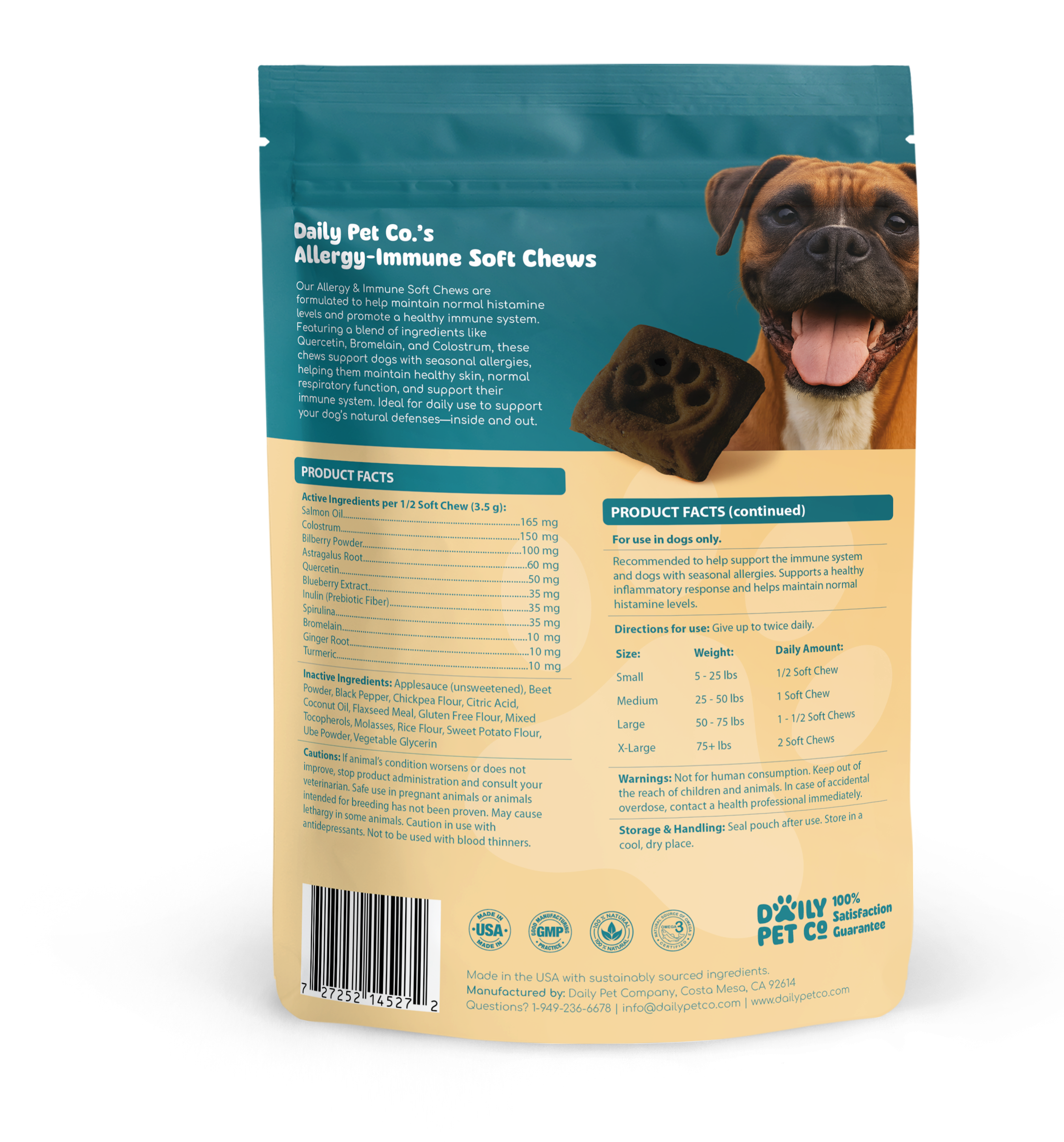 Allergy-Immune Soft Chews for Dogs