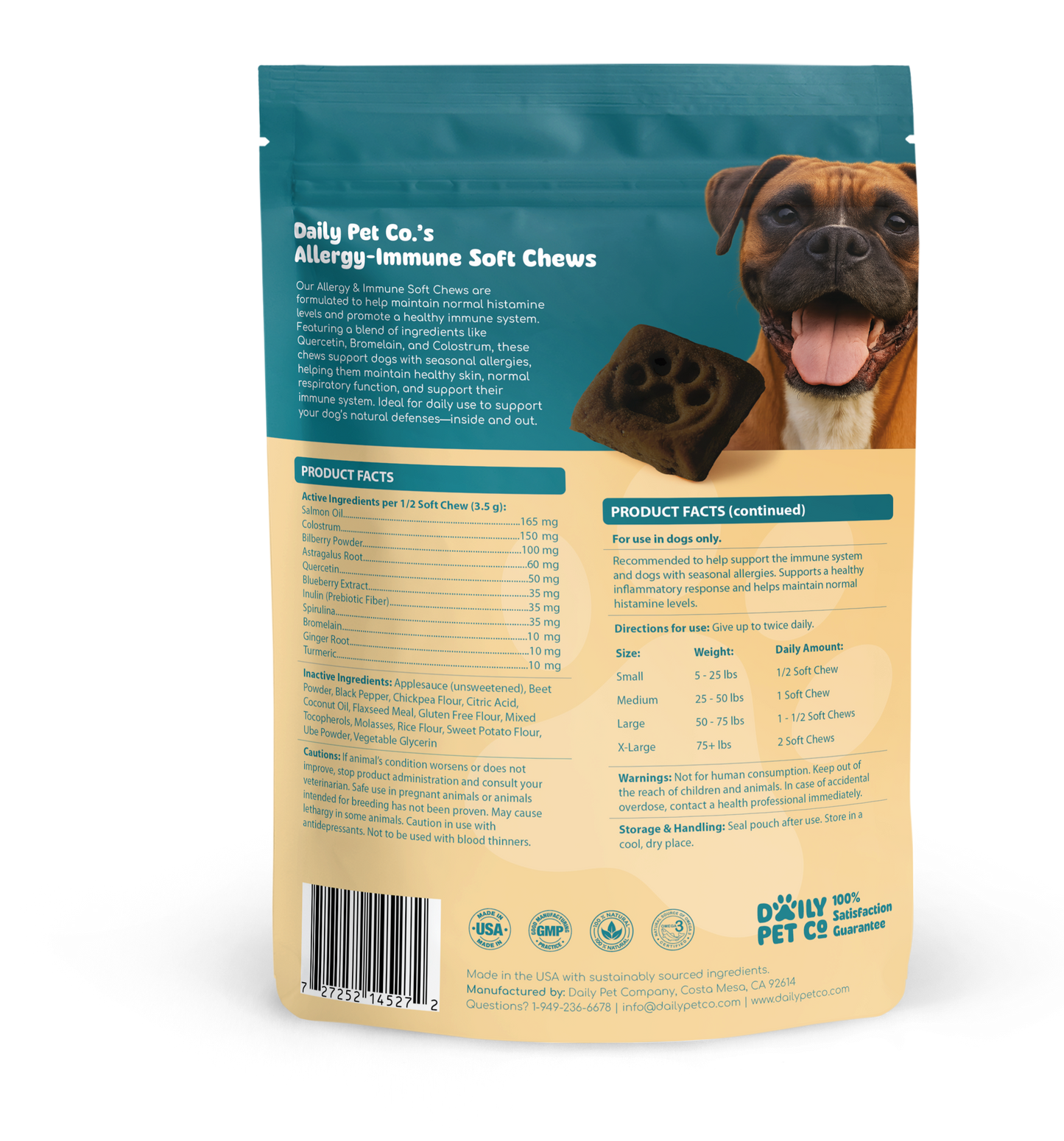 Allergy-Immune Soft Chews for Dogs