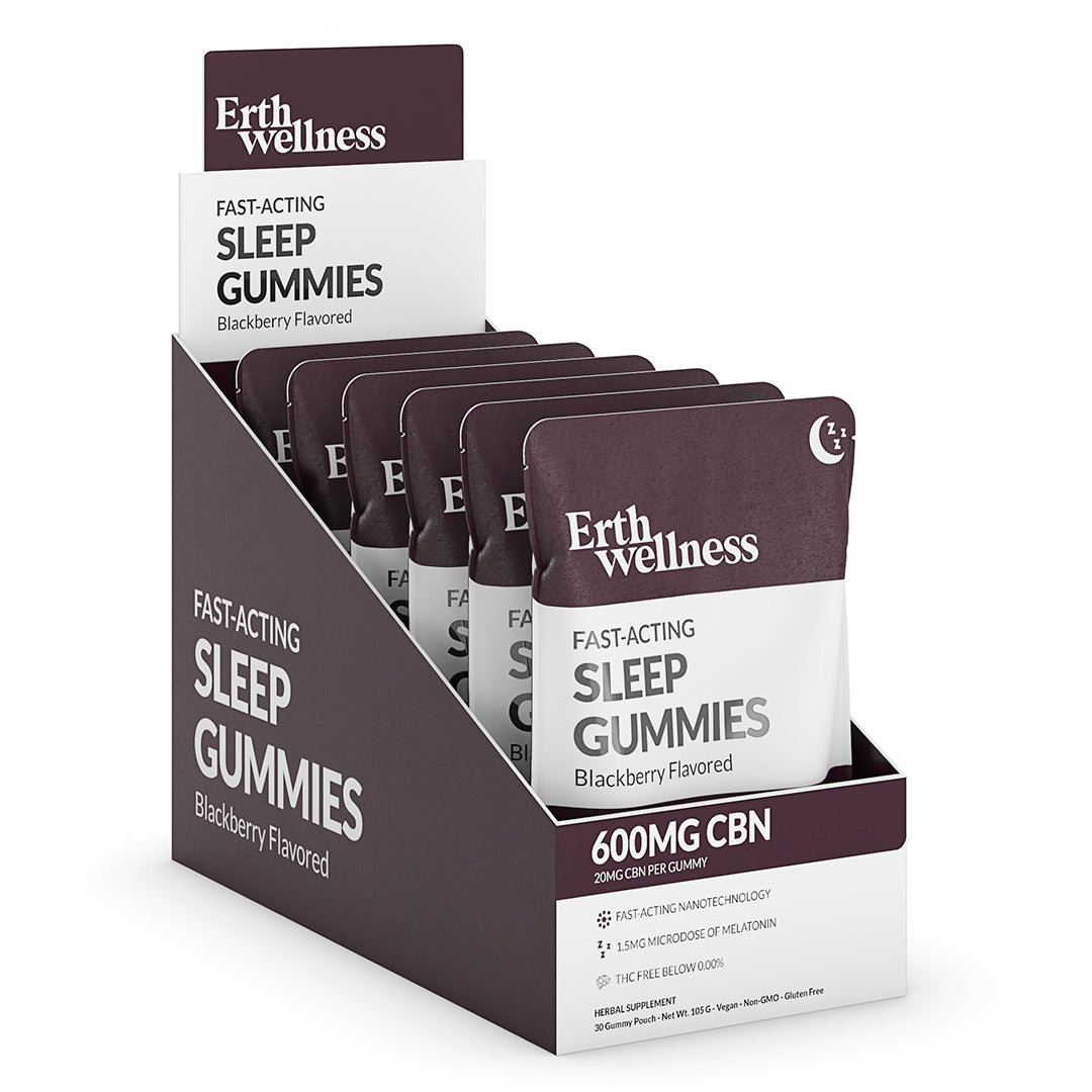 Sleep CBN Gummies – THC-Free | Sleepy Blackberry (600mg)