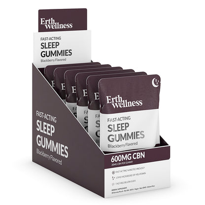 Sleep CBN Gummies – THC-Free | Sleepy Blackberry (600mg)