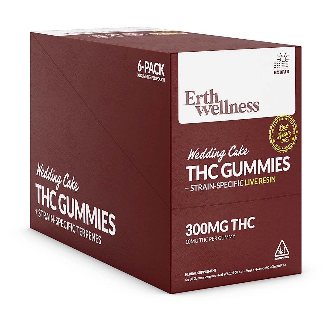 Δ9 THC Gummies - Wedding Cake - Live Resin (Hybrid) - 300mg