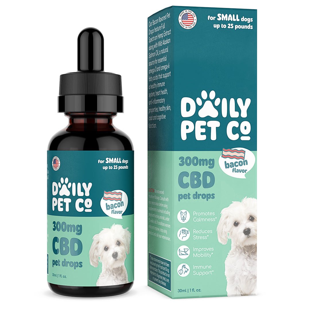 CBD Pet Drops for Dogs - Bacon Flavored