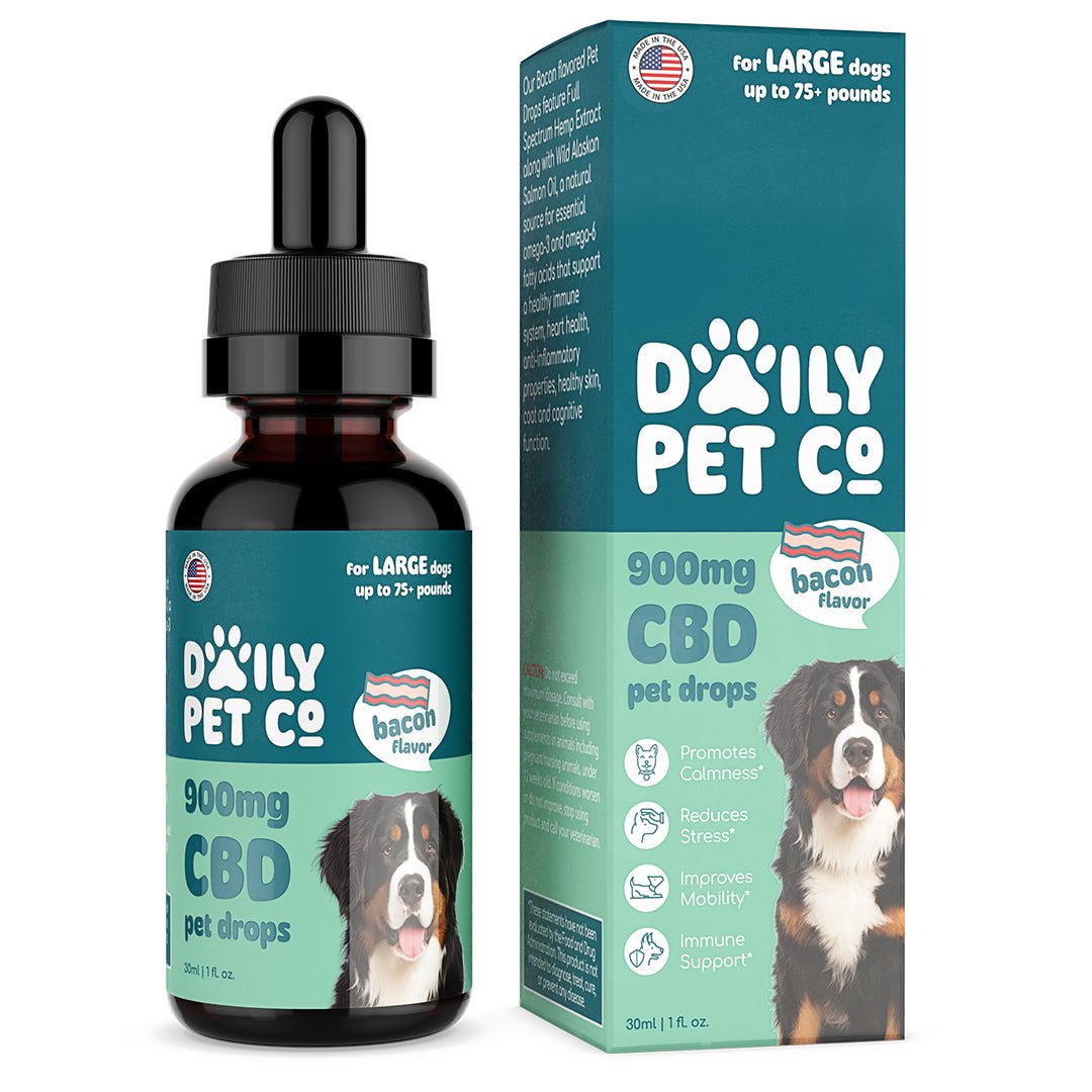 CBD Pet Drops for Dogs - Bacon Flavored